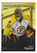 2007-08 Providence Bruins (AHL) Jordan Sigalet (goalie)