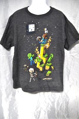 Boys T-shirt by Majang Gray in color with Green Lego's  on front  size 8 - Image 1 of 4