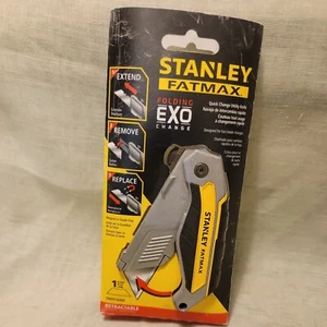 NEW STANLEY FATMAX FOLDING EXO UTILITY KNIFE QUICK CHANGE. RETRACTABLE FMHT10289 - Picture 1 of 12