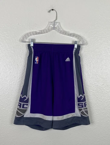 ADIDAS NBA SACRAMENTO KINGS SWINGMAN GAME SHORTS SIZE S Cover