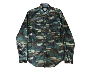 J.Crew Camo Shirt S Camouflage Military Style Long Sleeve Size S Men's Shirt - Picture 1 of 5