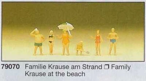 Preiser - ref.79070 - Familia en la playa - Imagen 1 de 1