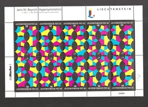 Liechtenstein 2016 francobolli personali (n.5) Jens W Beyrich nuovi di zecca - Foto 1 di 1