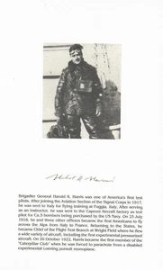 Harold Harris signiertes Foto WWI Pilot & Testpilot (d) - Bild 1 von 1