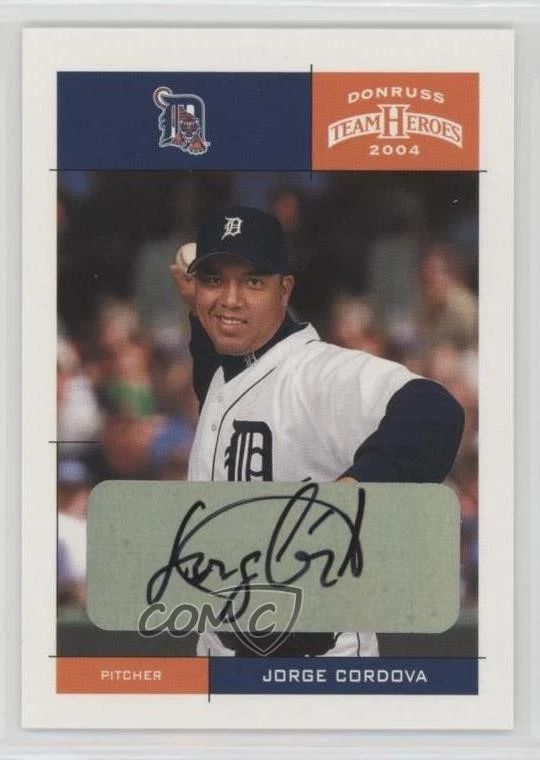 2004 Donruss Team Heroes Auto Jorge Cordova #146 Auto - Image 1 of 2