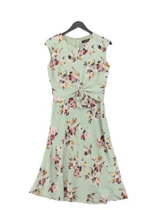 Ralph Lauren Women's Midi Dress UK 8 Green Polyester with Elastane A-Line - Picture 1 of 6