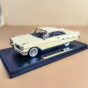 1/43 GFCC 1959 Pontiac Bonneville Hardtop White Diecast Model Car Collection - Picture 1 of 8