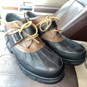 POLO • RALPH LAUREN Botas Dover "Cuero de Pato" De Colección Para Hombre Talla 10.5D - Imagen 1 de 14