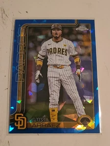 2025 Topps Chrome Sapphire Edition Luis Arraez #216 San Diego Padres - Foto 1 di 1