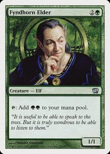 Fyndhorn Elder - 8th Edition  - Magic The Gathering Cards - MTG Green Elf - LP - Picture 1 of 1