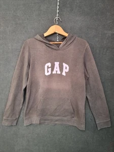 gap hooded sweater womens size medium logo jumper distressed logo oversized - Picture 1 of 13