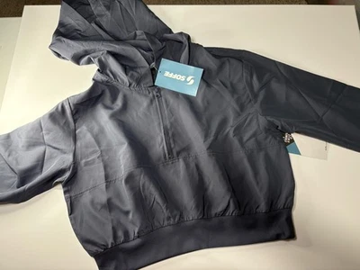 Sudadera con Capucha Soffe Girls Squad Cuarto Cremallera, Gris Gunmetal, XL NUEVA CON ETIQUETAS $34 NIÑAS TALLA 16 Foto 1 de 4