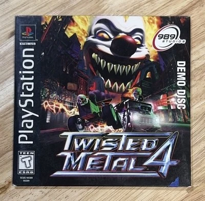 Twisted Metal 4 Demo Disc PS1 PlayStation 1 NTSC Used Tested Not For Resale HTF - Image 1 of 4
