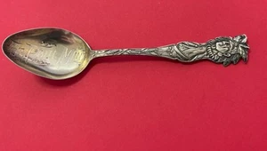 Indischer Griff St Paul MN Sterlingsilber 12,7 g 5" Souvenir Löffel - Bild 1 von 8