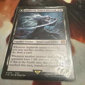 MTG Sephiroth Fabled Soldier FIN 0451 Borderless Non-Foil Final Fantasy - Bild 1 von 1