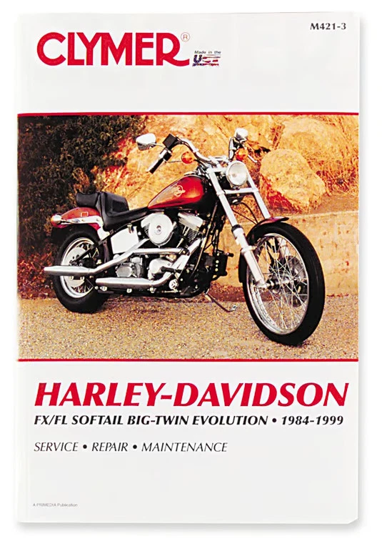 Manual de reparación Clymer Harley-Davidson FLS FXS Evolution Evo Softail M421-3 274011 Foto 1 de 4