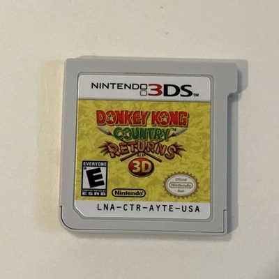 Donkey Kong Country Returns 3D: Nintendo Selects (3DS, 2016) - Image 1 of 2