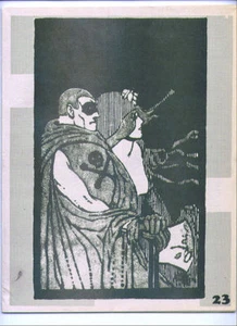1976 Pulp fanzine XENOPHILE #23, Nils Hardin interview - Foto 1 di 1