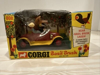 Corgi Toys 808 Basil Brush Car Excellent Condition Original Boxed - Image 1 of 4