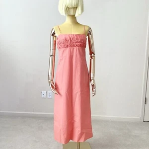 Vestido midi de algodón naranja Ciao Lucia Nera talla S - Imagen 1 de 8