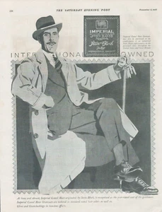 1926 IMPERIAL CAMEL HAIR mens Overcoat antique PRINT AD fashion style coat - Picture 1 of 2