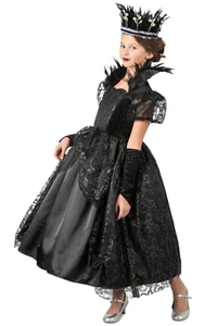 Midnight Queen Costume Dark Princess Paradise Chasing Fireflies Girls XS 3 4 M 8 - Picture 1 of 4