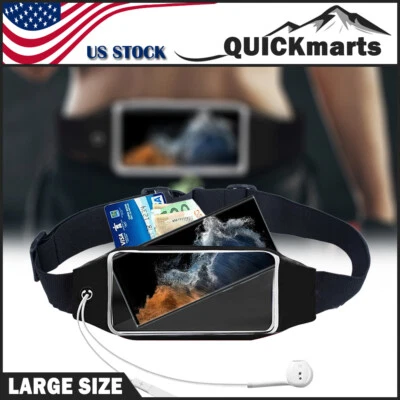 Waterproof Waist Bum Bag Running Belt Jogging Pouch Fanny Pack for Samsung Phone - Image 1 of 4