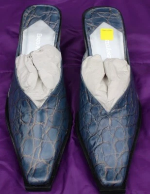 Zapatos abiertos de cuero para mujer Enzo Anciolini talla 8M Foto 1 de 4