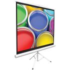Pyle 50" Video Projector Screen, Easy Fold-Out Projection Display, Tripod
