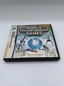 Nintendo DS World Championship Games A Track & Field Event Used - Box & Manual I - Picture 1 of 5