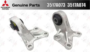 Mitsubishi OEM Rear differential bracket Left & Right Set 3517A073 3517A074 - Picture 1 of 15