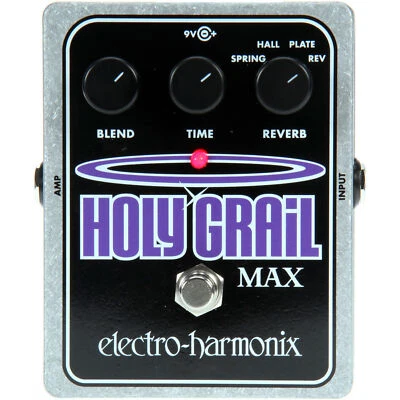 Electro-Harmonix EHX Holy Grail Max Reverb Effects Pedal w/ Power Supply - Image 1 of 2
