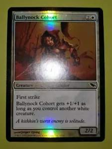 FOIL Ballynock Cohort x1 Shadowmoor 1x MTG Magic the Gathering - Picture 1 of 1
