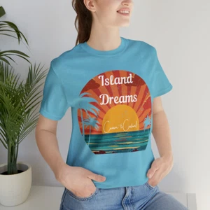 Custom Island Dreams Cruisin' to shirt.  T-shirt Unisex Jersey Short Sleeve Tee - Picture 1 of 50