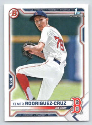 2021 Bowman Draft #BD37 Elmer Rodriguez-Cruz (ref 223660) - Image 1 of 2