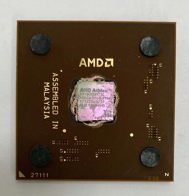 AMD Athlon XP AX1800DMT3C 1800+ 1.533 GHz Socket A / Socket 462 Processor CPU - Image 1 of 4