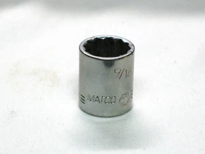Matco Tools 9/16" Socket B182A 3/8" Drive 12 Pt Chrome SAE USA - Picture 1 of 4