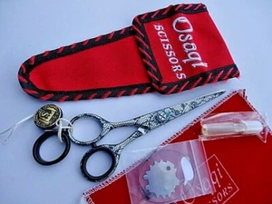30Days Warranty Left Hand_TOP 5.5" Hairdressing Hair Scissors/Inserts/Oil - Picture 1 of 4