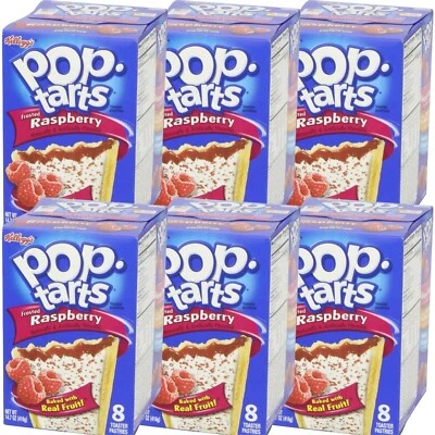 Tostadora de frambuesa esmerilada Pop Tarts paquete de 8 cajas Foto 1 de 4