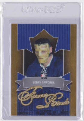 2012-13 ITG FOREVER RIVALS GOLD BASE SP/30 TERRY SAWCHUK #76 TORONTO MAPLE LEAFS - Image 1 of 2