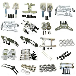 Aluminum Alloy metal Upgrade DIY parts Silver Fit For 1/10 HPI WR8_flux Rc Car - Picture 1 of 44