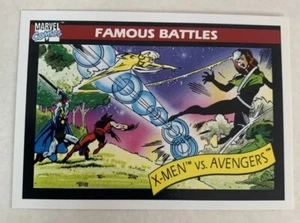 1990 Marvel Comics Famous Battles X-Men vs The Avengers #99 Trading Card - Picture 1 of 2