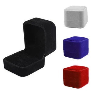 Großhandel Ring Boxen Samt Schmuck Ohrring Schaukasten Geschenkboxen Heiratsantrag - Bild 1 von 25