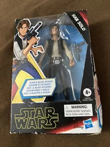 Star Wars Galaxy of Adventures Han Solo 5 Inch Action Figure Hasbro NEW & SEALED - Picture 1 of 10