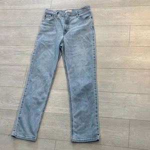 Abercrombie & Fitch The 80’s Straight Ultra High Rise in Blue size 29/8 R - Picture 1 of 10