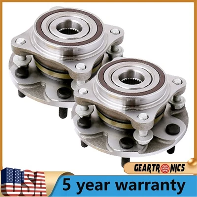 Par de conjuntos de cojinetes de cubo de rueda delantera para Toyota Tacoma 4runner Lexus GX460 6Lug Foto 1 de 4
