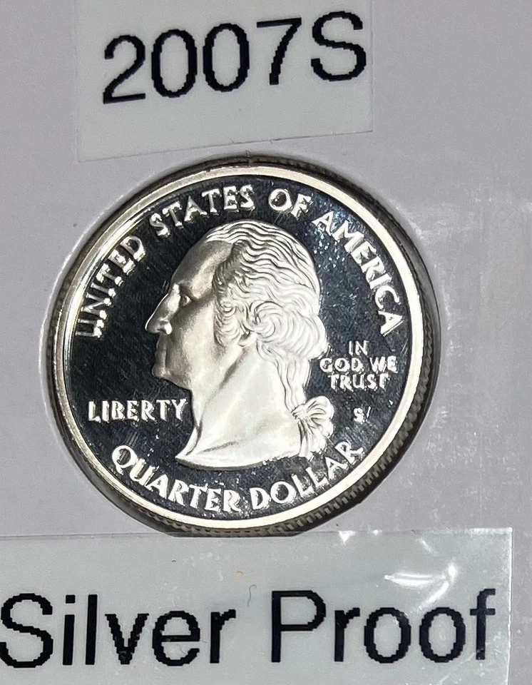 2007- 5 State Quarters all Silver Proof - Image 1 of 4