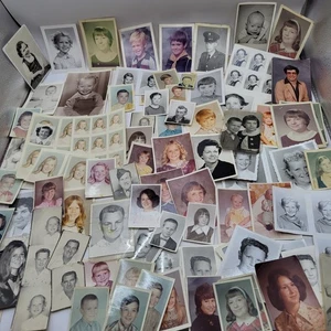 Vintage 100+ Portrait Headshots Wallets Americana Mid 20th Century - Picture 1 of 5