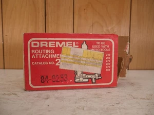 DREMEL MODEL 229 VINTAGE ROUTER ATTACHMENT With paperwork, New old Stock - Picture 1 of 9