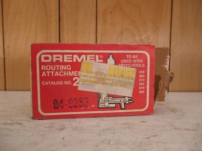DREMEL MODEL 229 VINTAGE ROUTER ATTACHMENT With paperwork, New old Stock - Image 1 of 4